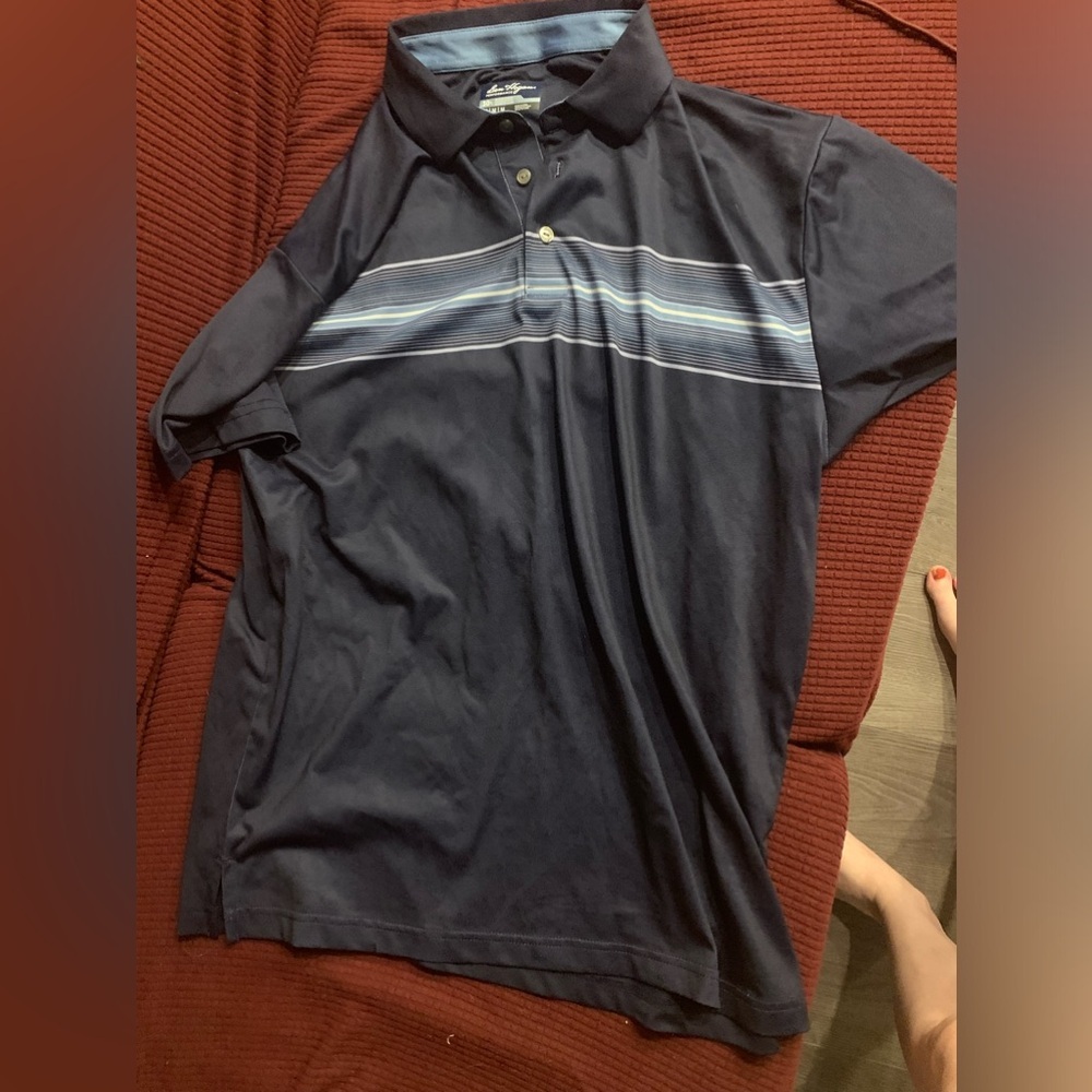 Ben Hogan Athletic Golf Tee in Navy, Size Men’s Medium
